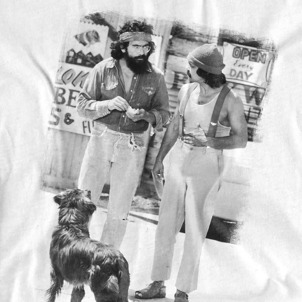 White - Other - Up In Smalloke Cheech Chong Dog T-Shirt White - 2