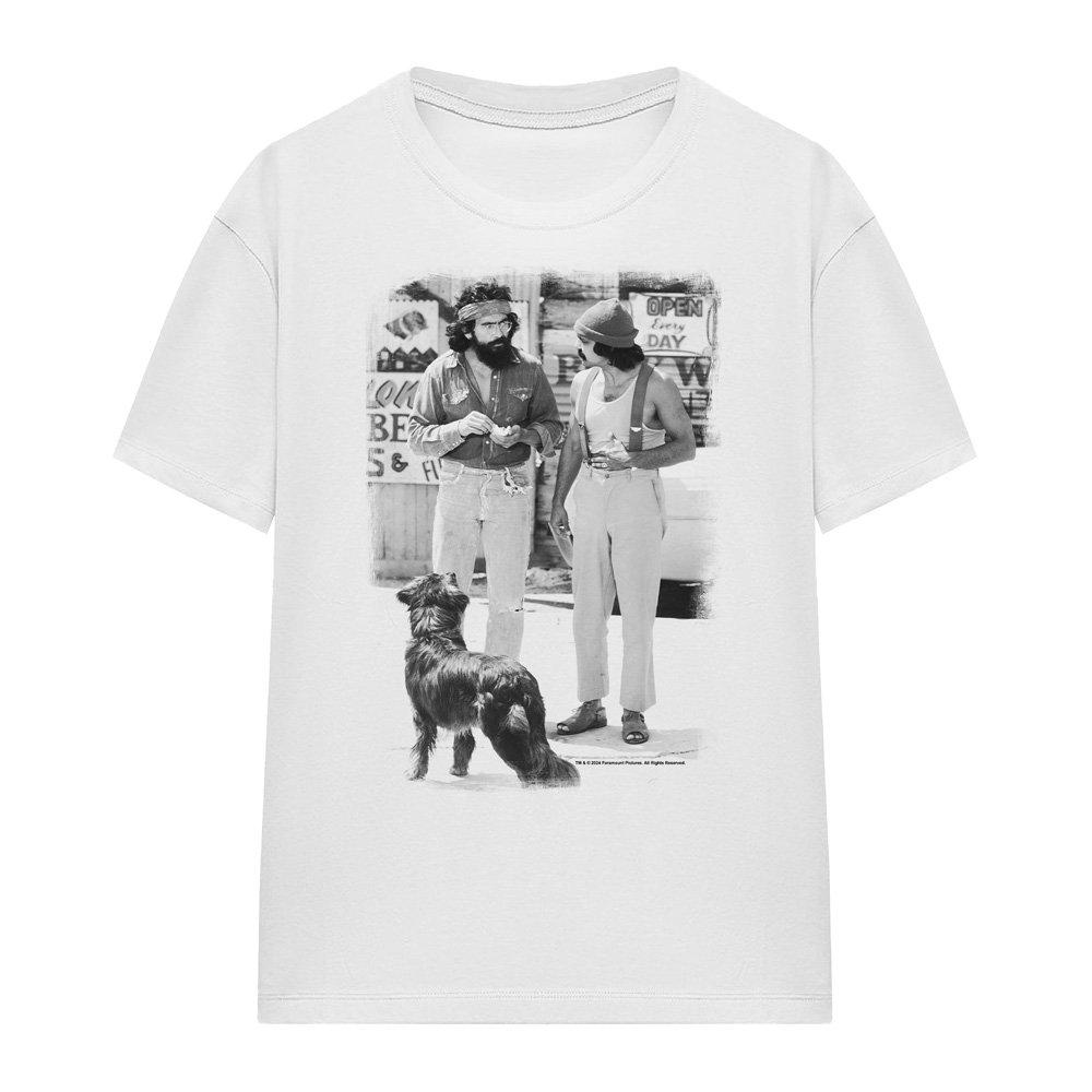 White - Other - Up In Smalloke Cheech Chong Dog T-Shirt White - 4