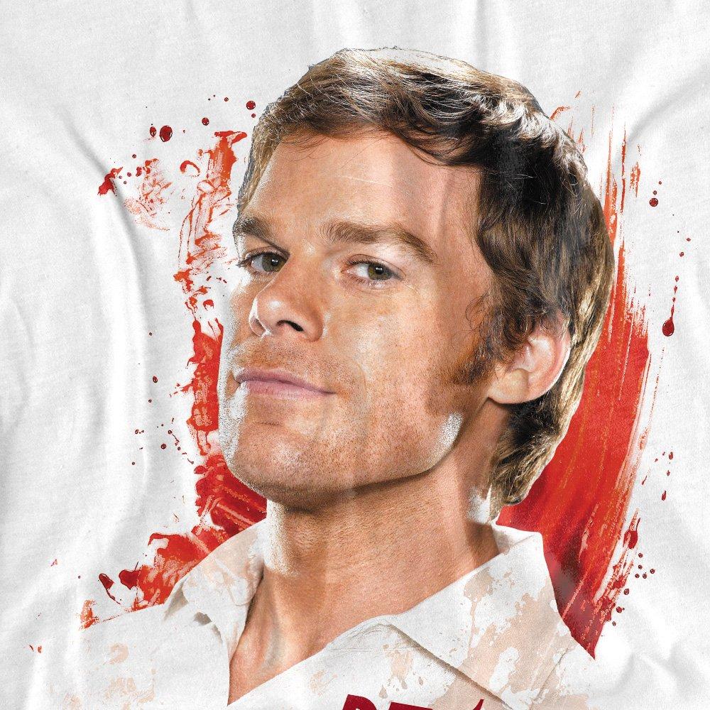 White - Other - Dexter Blood Splatter Unisex T Shirt White - 2