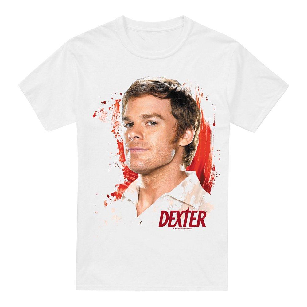 White - Other - Dexter Blood Splatter Unisex T Shirt White - 4