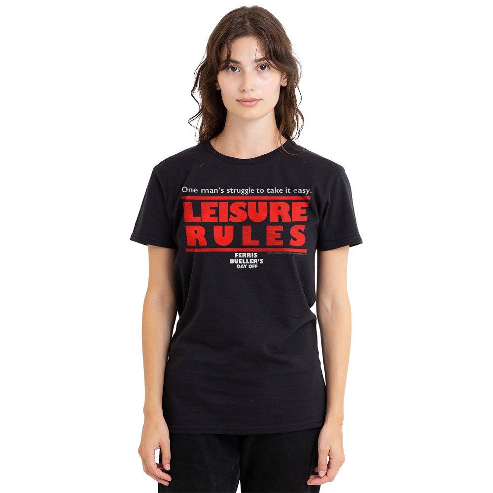 Black - Other - Ferris Bueller Leisure Rules T-Shirt Black - 1
