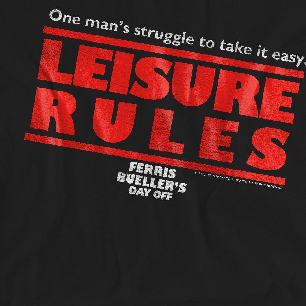 Black - Other - Ferris Bueller Leisure Rules T-Shirt Black - 2