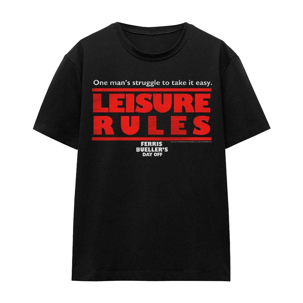 Black - Other - Ferris Bueller Leisure Rules T-Shirt Black - 4