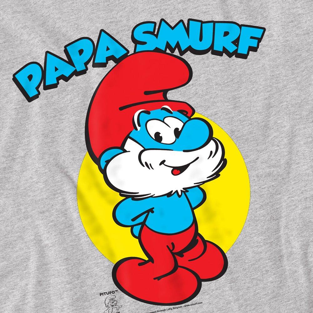 Grey - Other - Smurfs Papa Smurf T Shirt Athletic Heather - 2