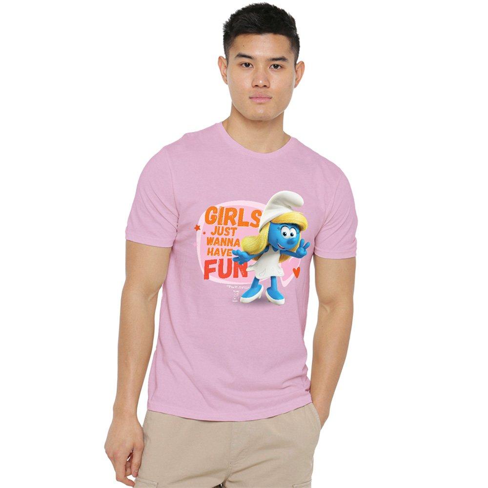 Pink - Other - The Smurfs Smurfette Girls Just Wanna Have Fun T S - 1