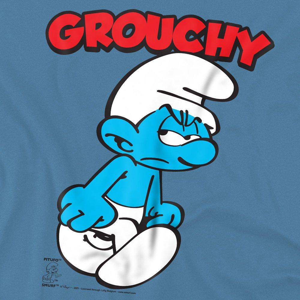 Blue - Other - Smurfs Grouchy T Shirt Carolina Blue - 2