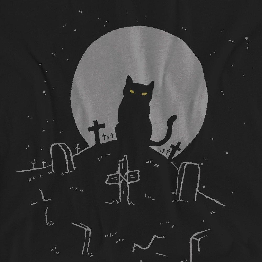 Black - Other - Pet Semetary Cat With Tombstones T-Shirt Black - 2