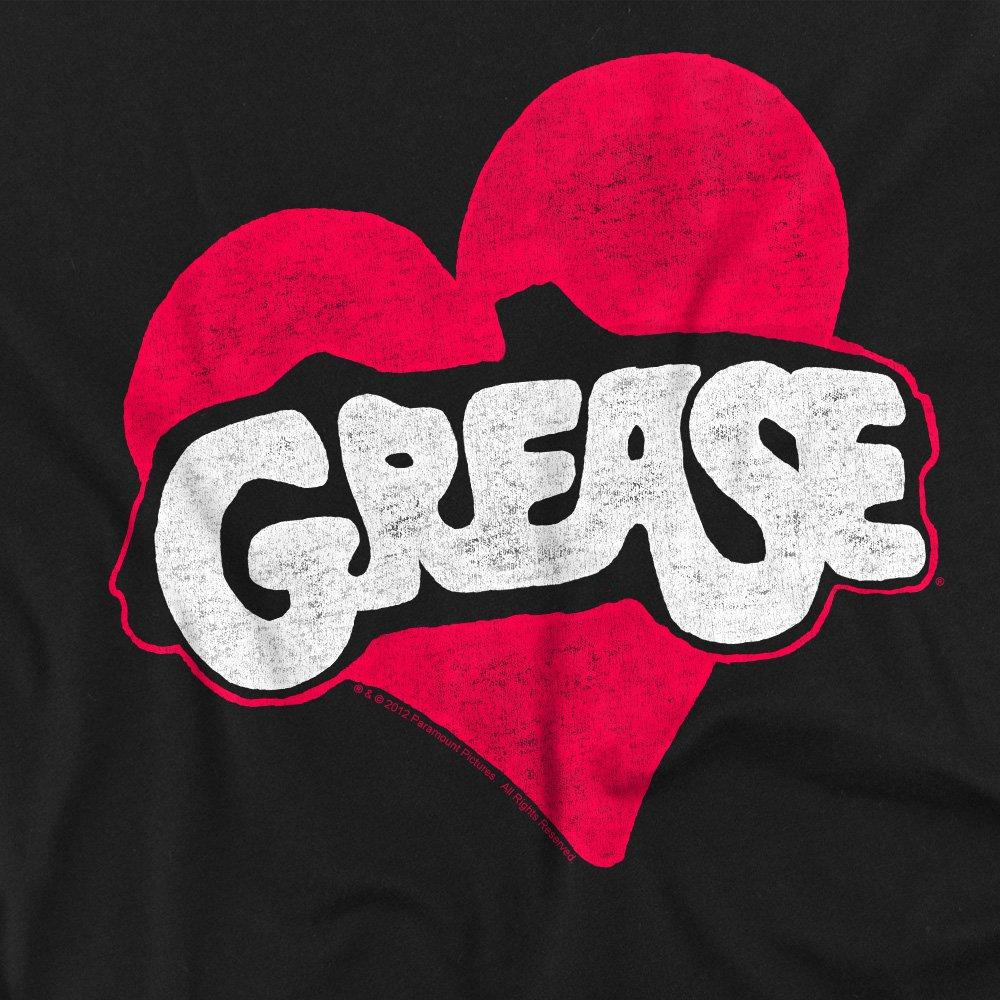 Black - Other - Grease Heart Unisex T Shirt Black - 2