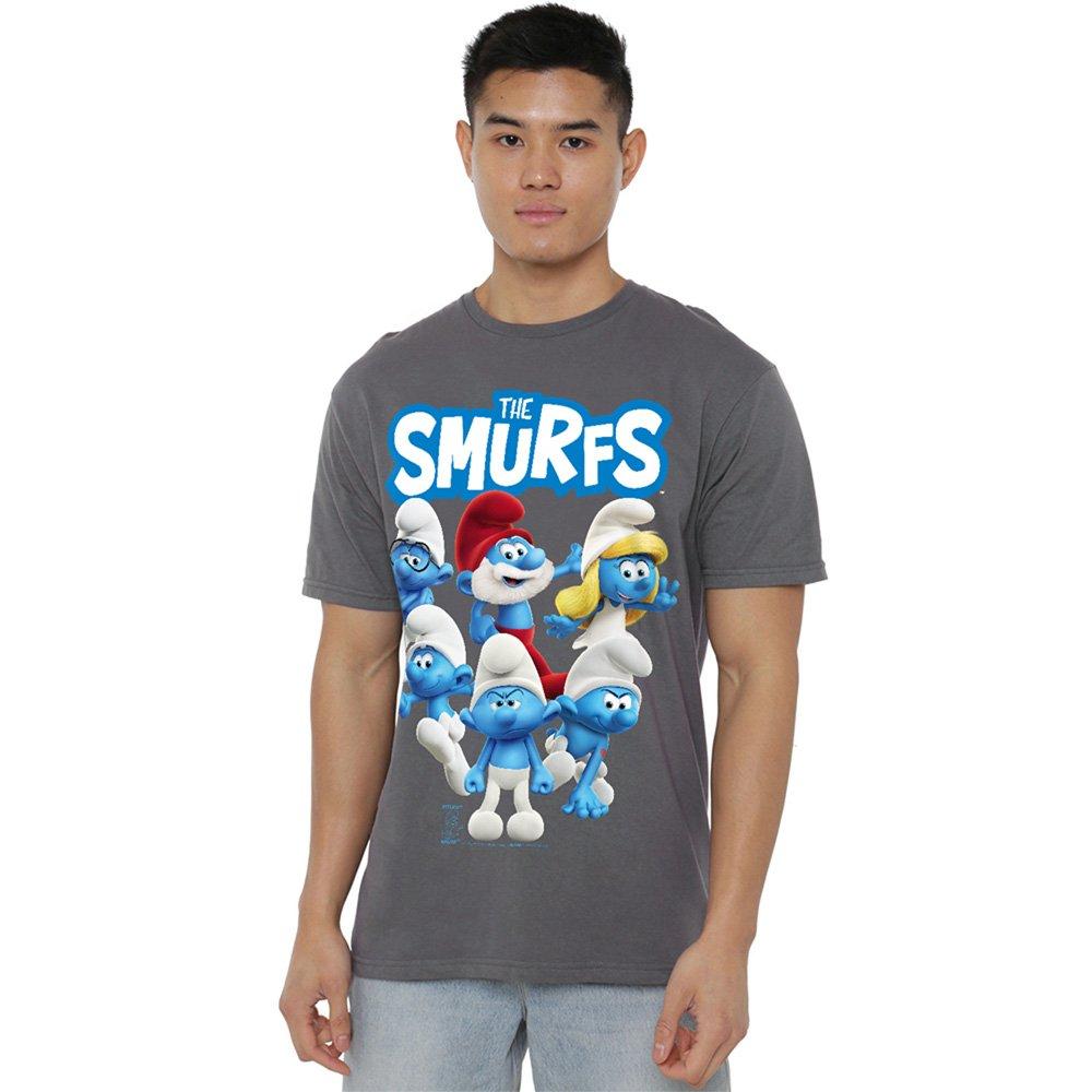 Charcoal - Other - Smurfs Group Shot T Shirt Charcoal - 1