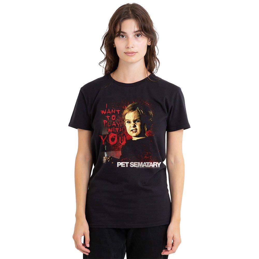 Black - Other - Pet Sematary I Want To Play T-Shirt Black - 1