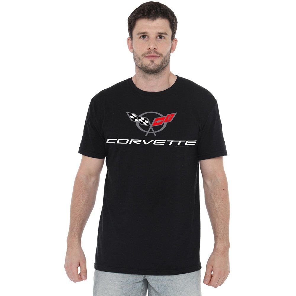 Other Chevrolet Corvette Modern Emblem T Shirt Black