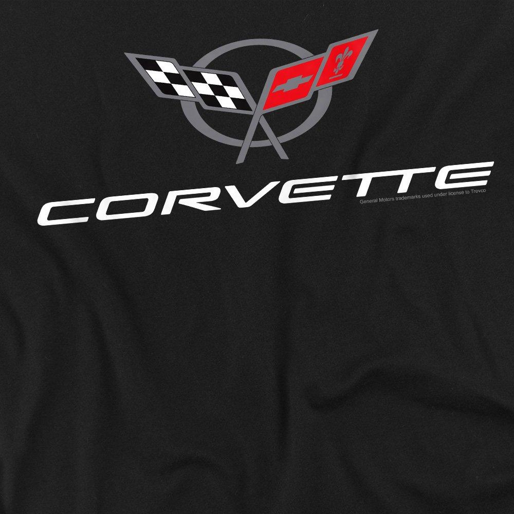 Black - Other - Chevrolet Corvette Modern Emblem T Shirt Black - 2