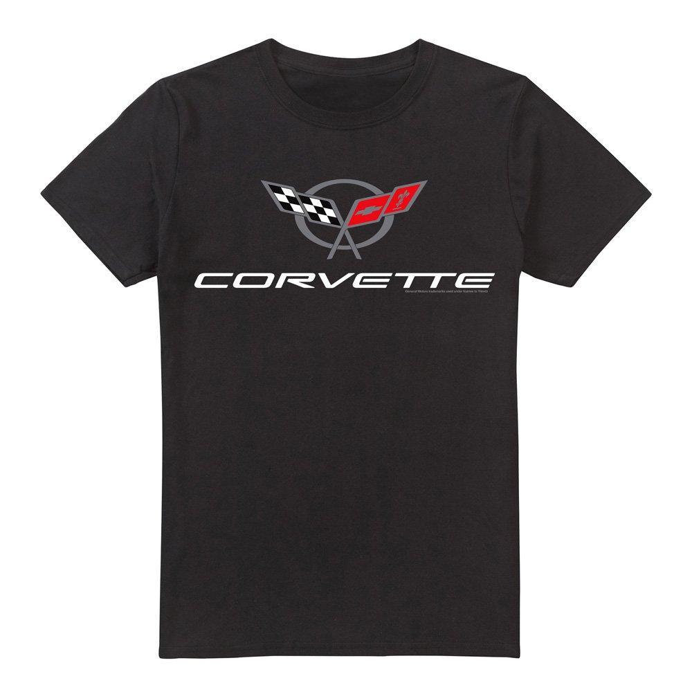 Black - Other - Chevrolet Corvette Modern Emblem T Shirt Black - 4