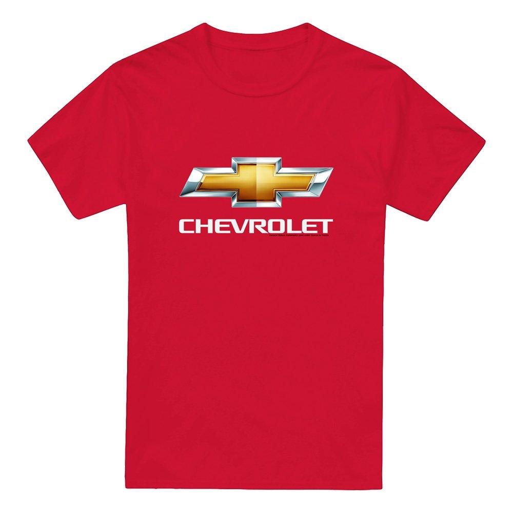 Red - Other - Chevrolet Chevy Bowtie Stacked T Shirt Red - 4