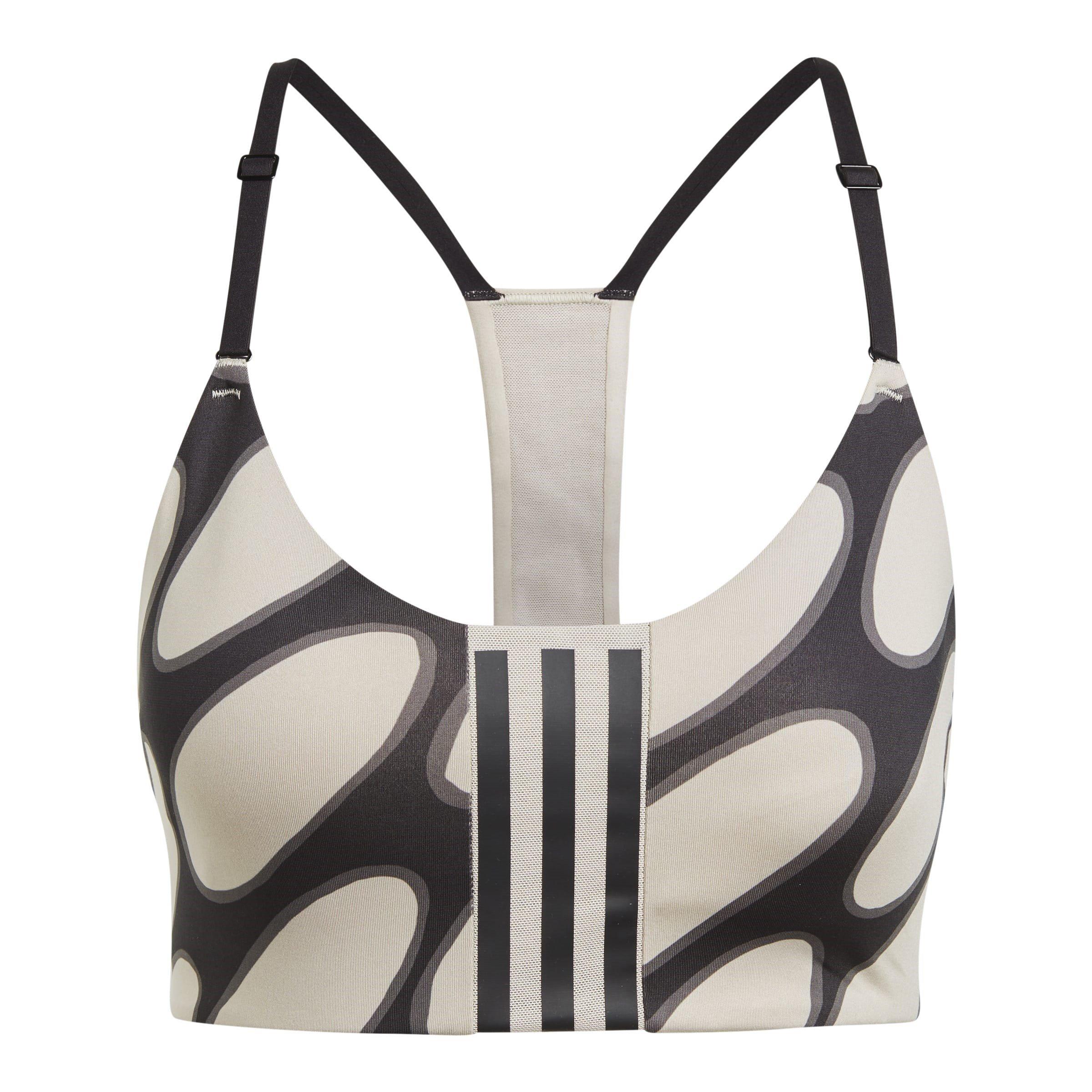 Black/Lbrown - adidas - adidas X Marimekko Aeroimpact Training Light-Support Bra Womens - 1