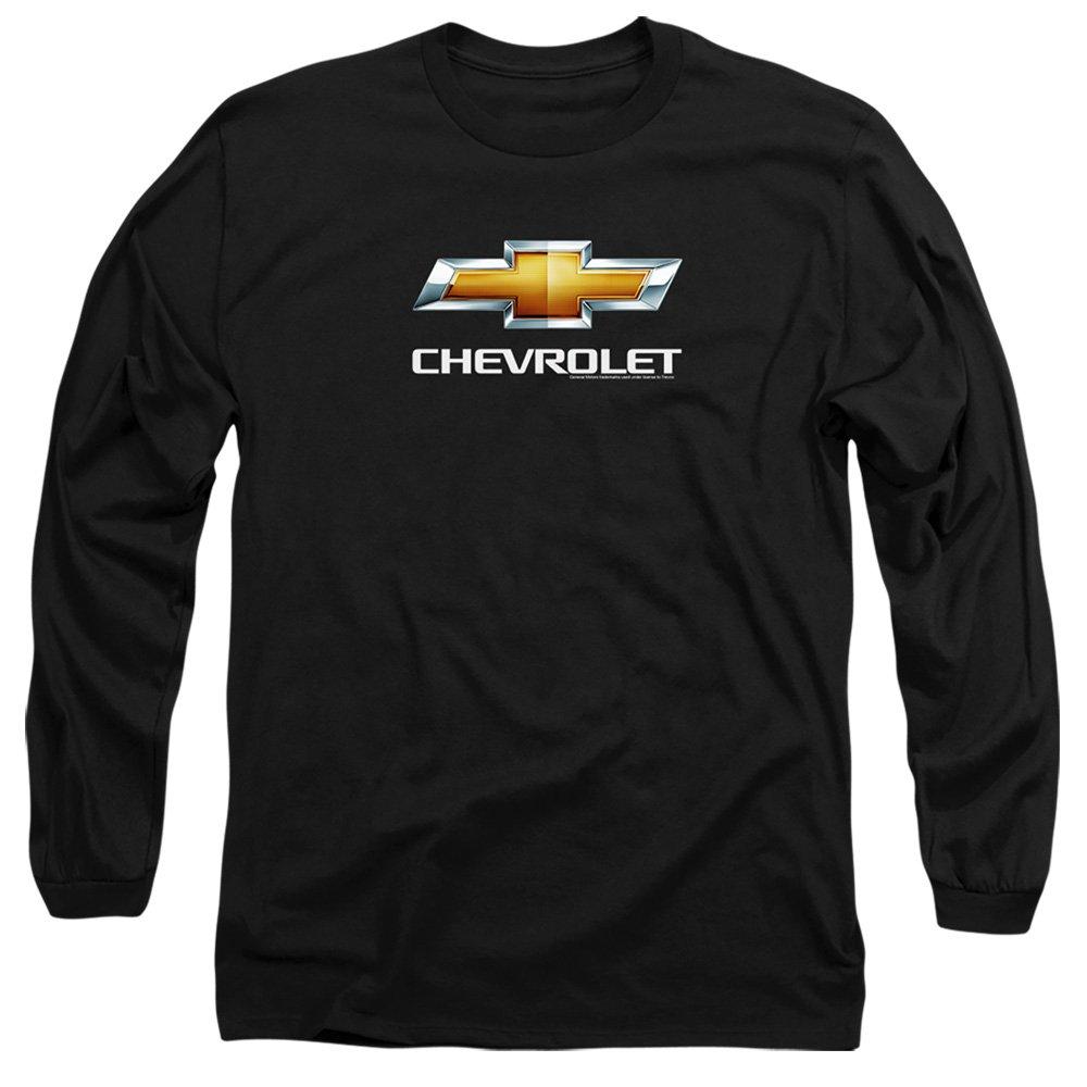 Black - Other - Chevrolets Chevy Bowtie Stacked Long Sleeve T-Shir - 1
