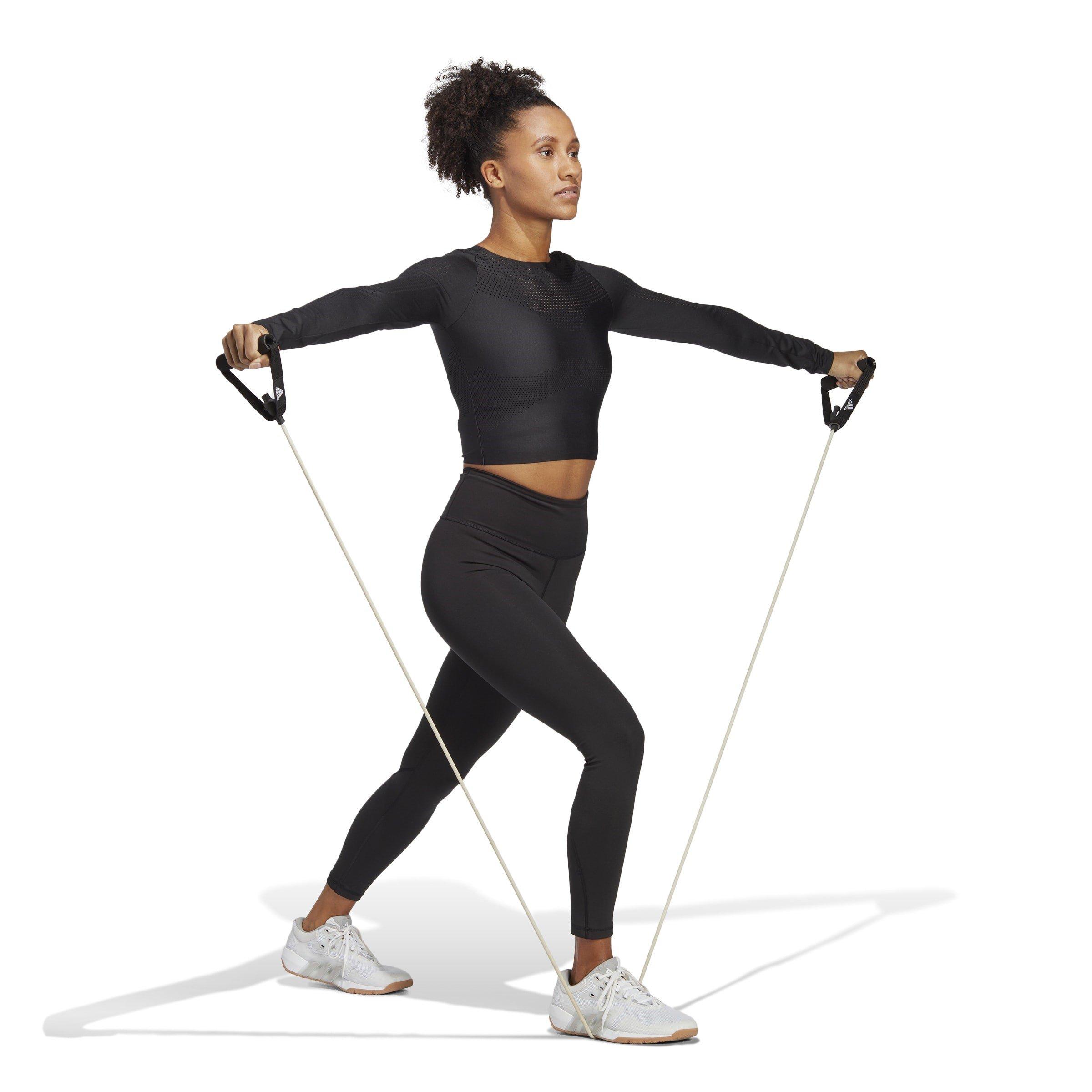 Schwarz - adidas - Boa Long Sleeve T-Shirt Womens - 4