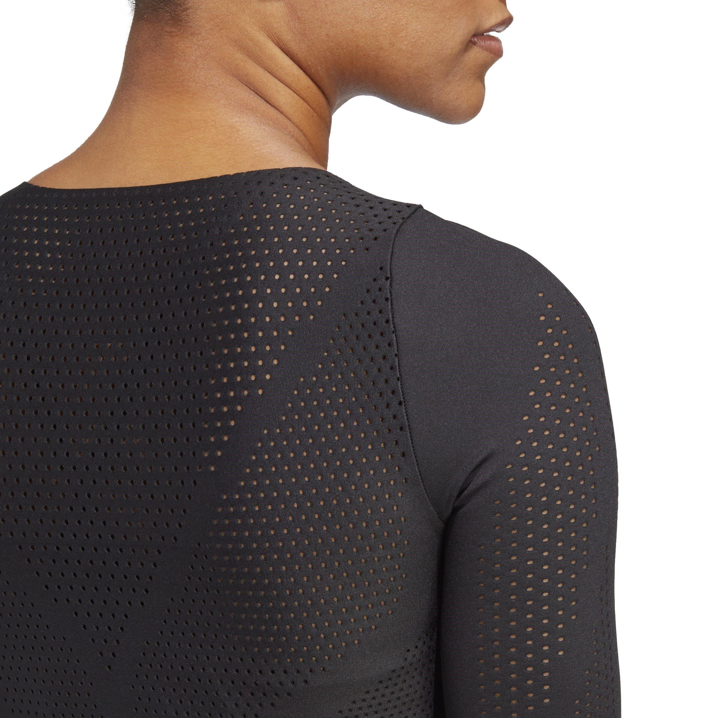 Schwarz - adidas - Boa Long Sleeve T-Shirt Womens - 7