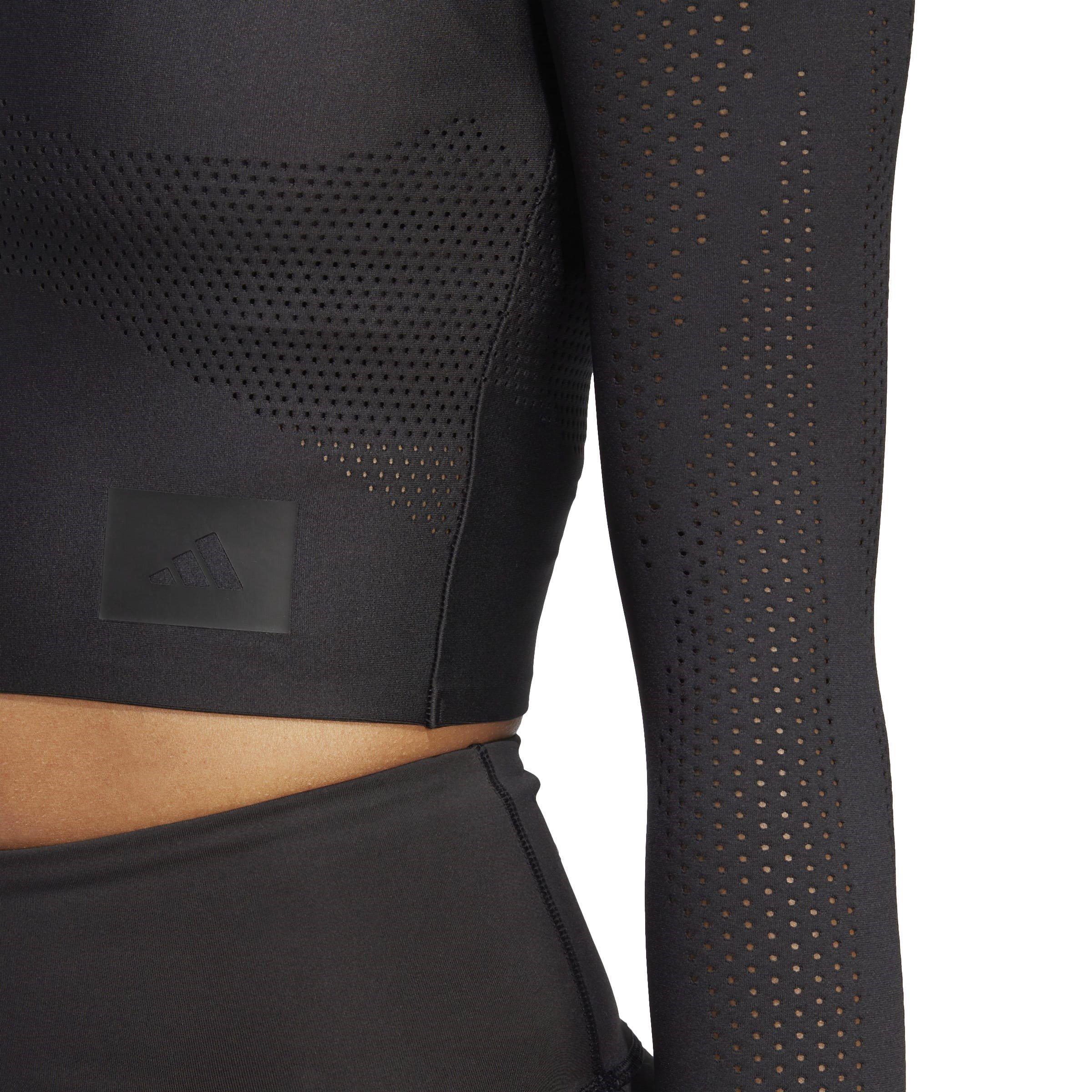 Schwarz - adidas - Boa Long Sleeve T-Shirt Womens - 8