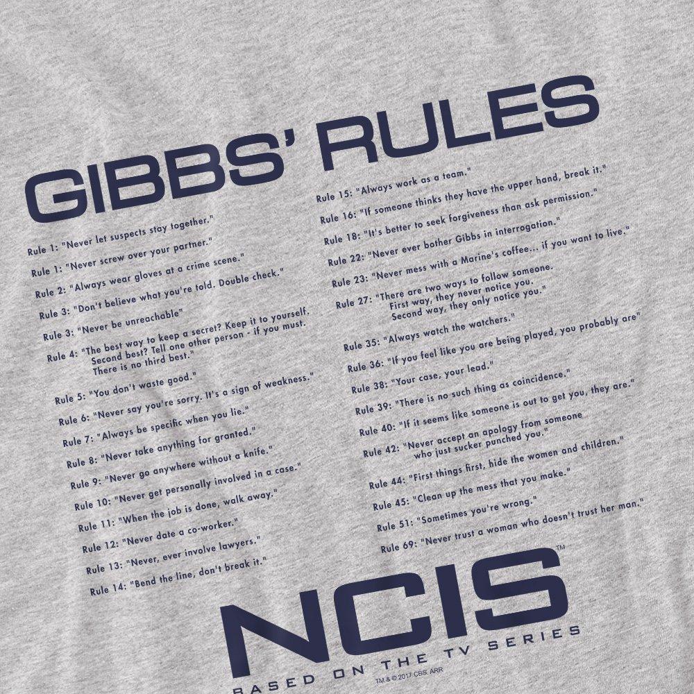 Light Grey - Other - Ncis Gibbs Rules T-Shirt Athletic Heather - 2