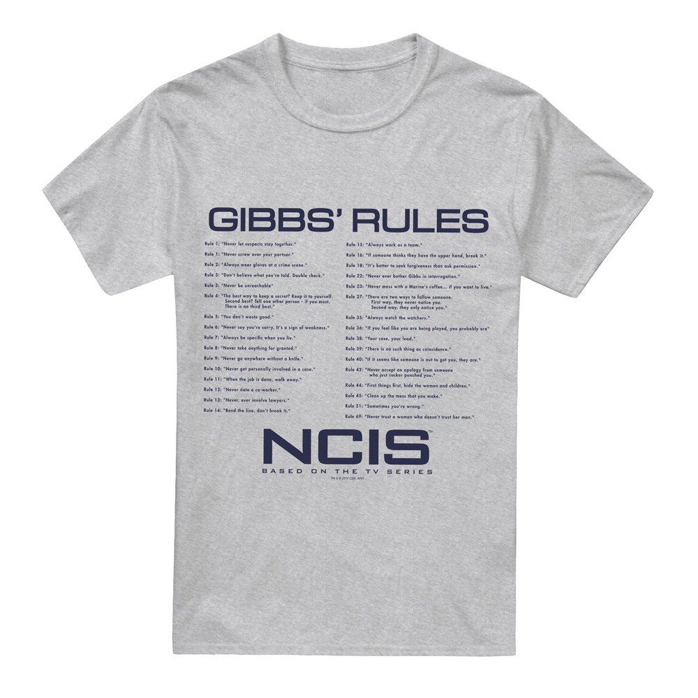 Light Grey - Other - Ncis Gibbs Rules T-Shirt Athletic Heather - 4