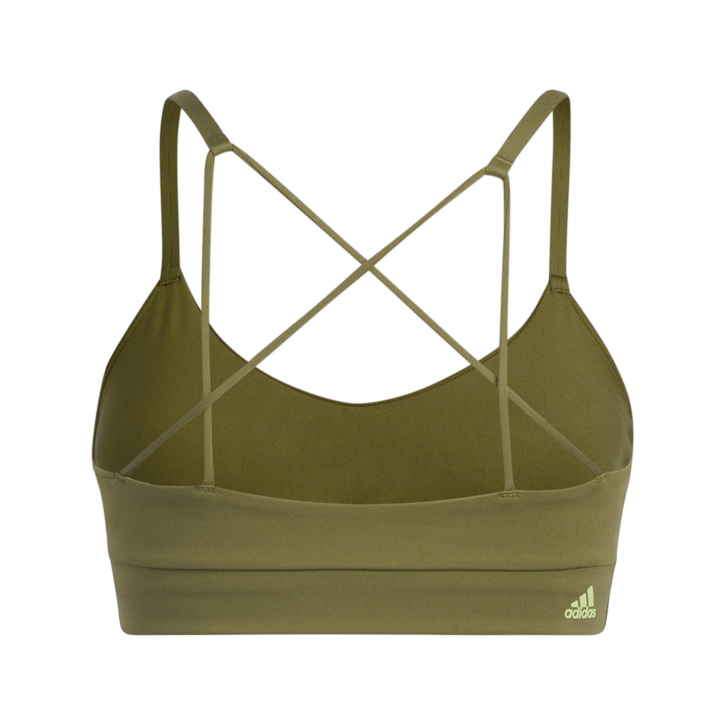 Focoli/Pullim - adidas - Aeroreact Training Light-Support Logo Bra Womens - 2