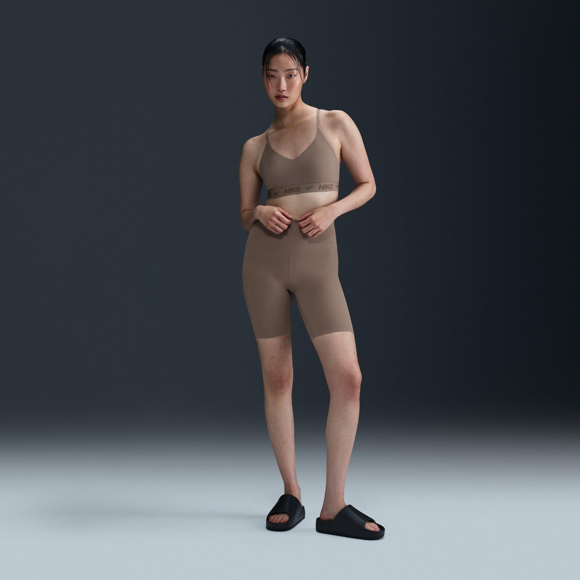 MINK BROWN/IRON - Nike - Indy Light Support Women's Padded Adjustable Sports Bra - 7