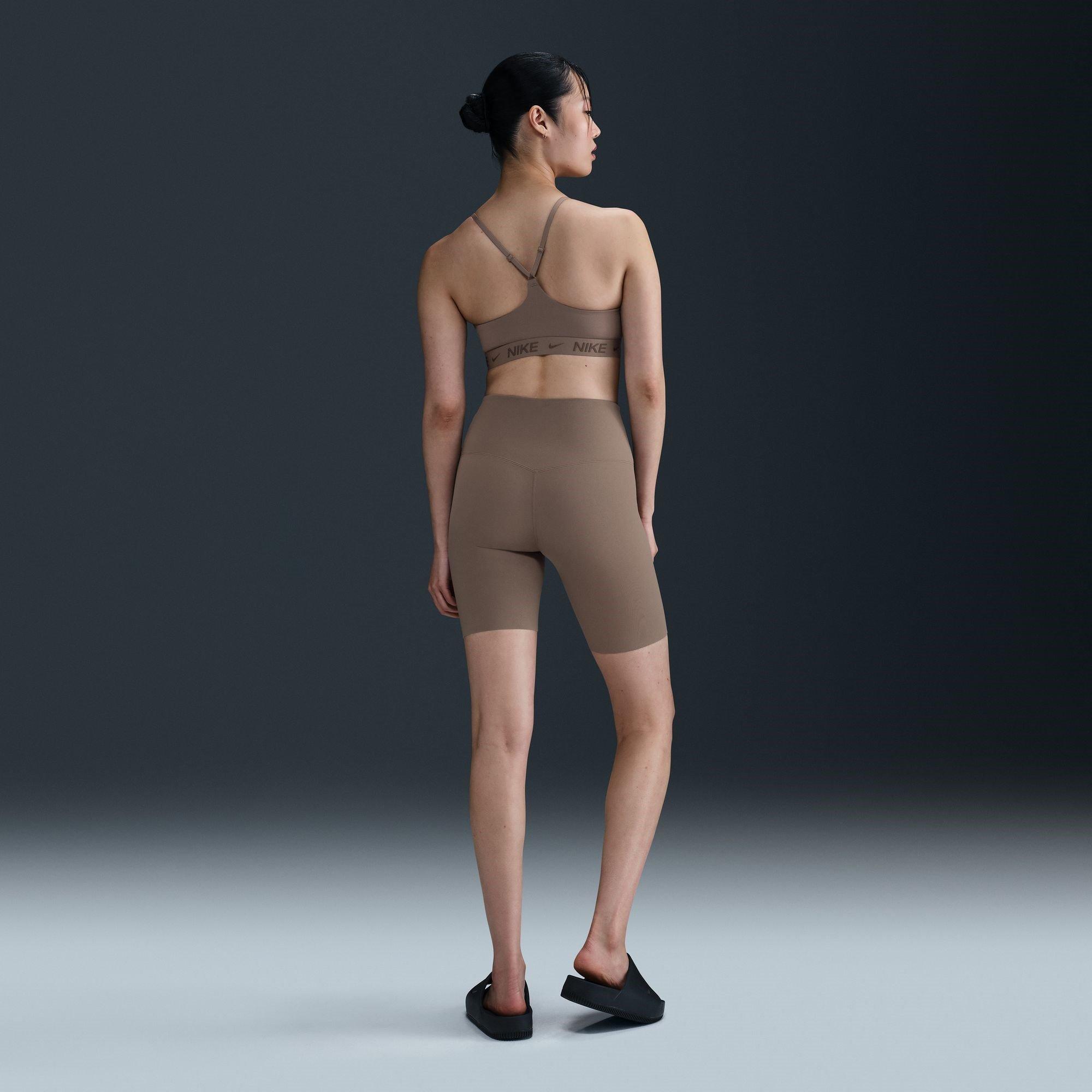 MINK BROWN/IRON - Nike - Indy Light Support Women's Padded Adjustable Sports Bra - 8