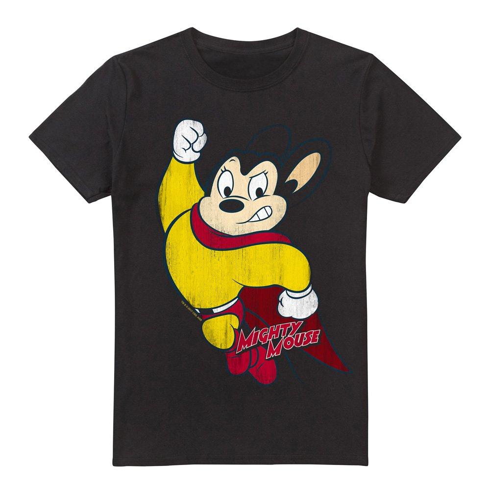 Black - Other - Mighty Mouse Classic Hero T-Shirt Black - 4