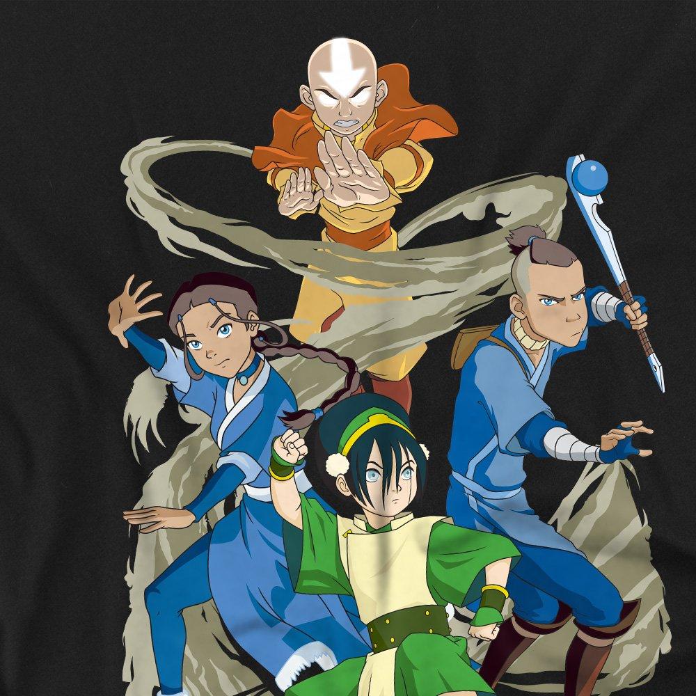 Black - Other - Avatar The Last Airbender Team Avatar Elements Men - 2