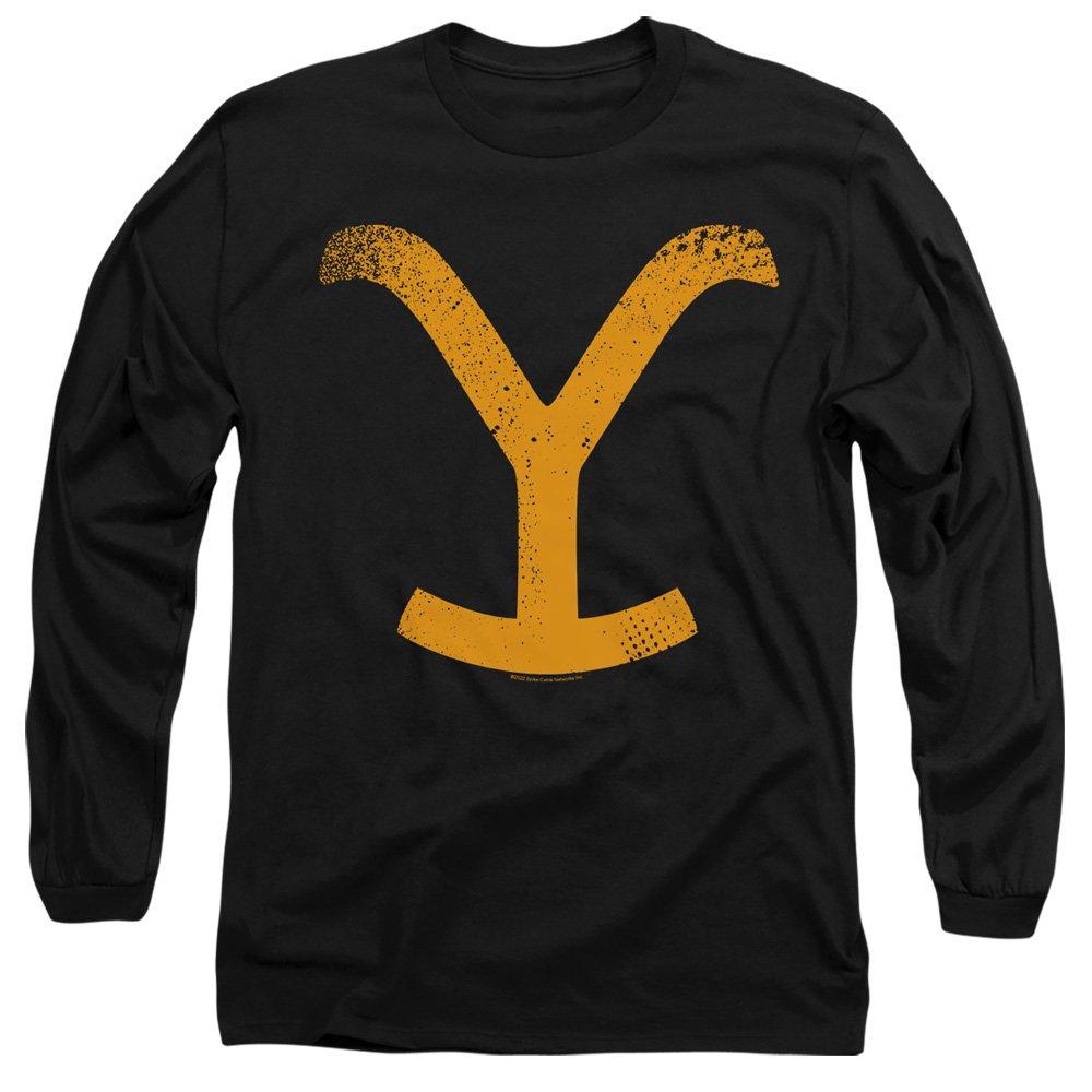 Black - Other - Yellowstone Large Brand Mens Long Sleeve T Shirt - 1