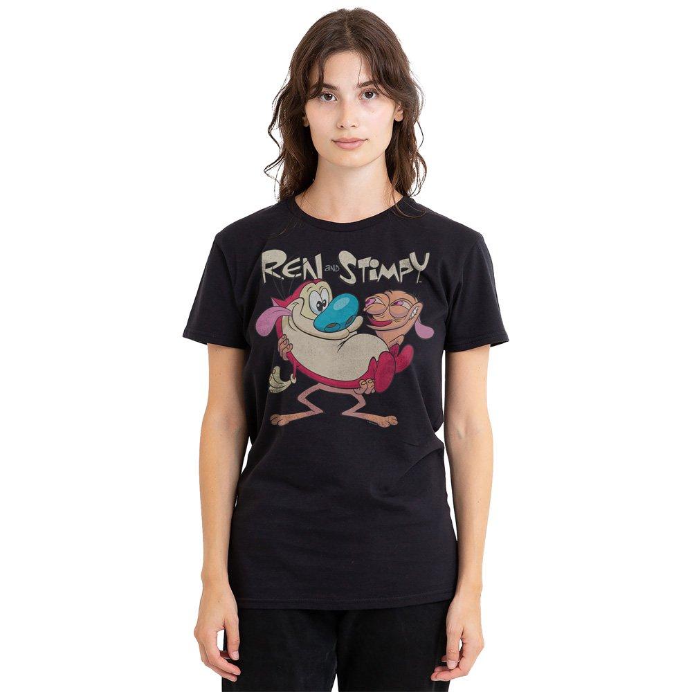 Black - Other - Ren And Stimpy Two Of A Kind Ladies T Shirt Black - 1