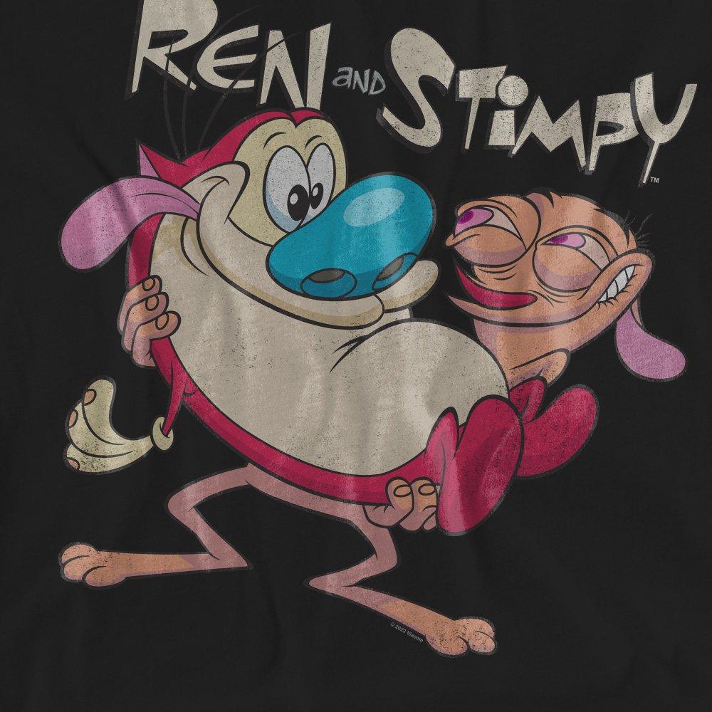 Black - Other - Ren And Stimpy Two Of A Kind Ladies T Shirt Black - 2