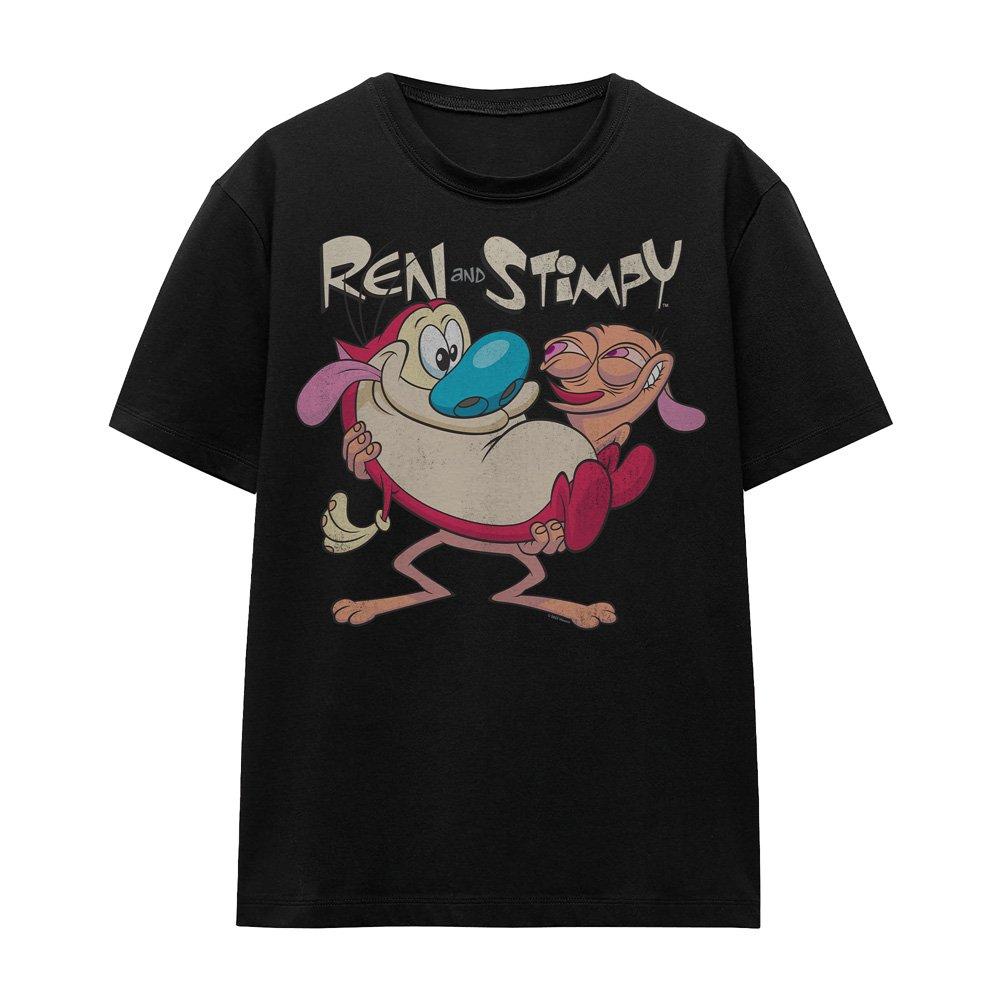 Black - Other - Ren And Stimpy Two Of A Kind Ladies T Shirt Black - 4