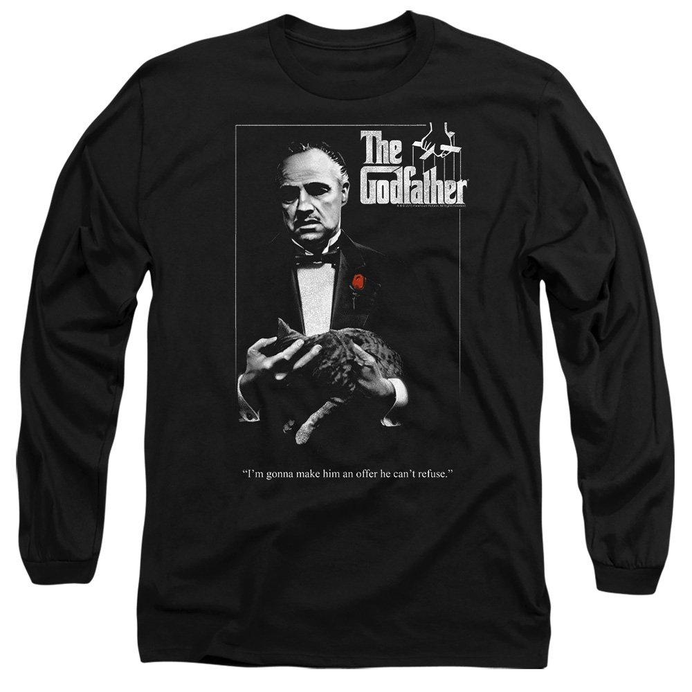 Black - Other - Godfather Poster Mens Long Sleeve T Shirt Black - 1