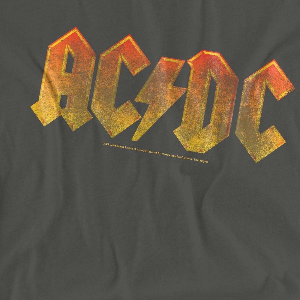Charcoal - ACDC - AC DC Gradient Logo T-Shirt Charcoal - 2