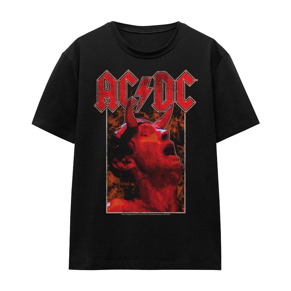 Black - ACDC - AC DC Horns T-Shirt Black - 4