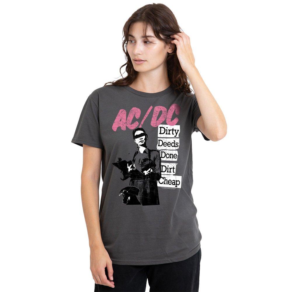Charcoal - ACDC - Dirty Deeds T-Shirt Charcoal - 1
