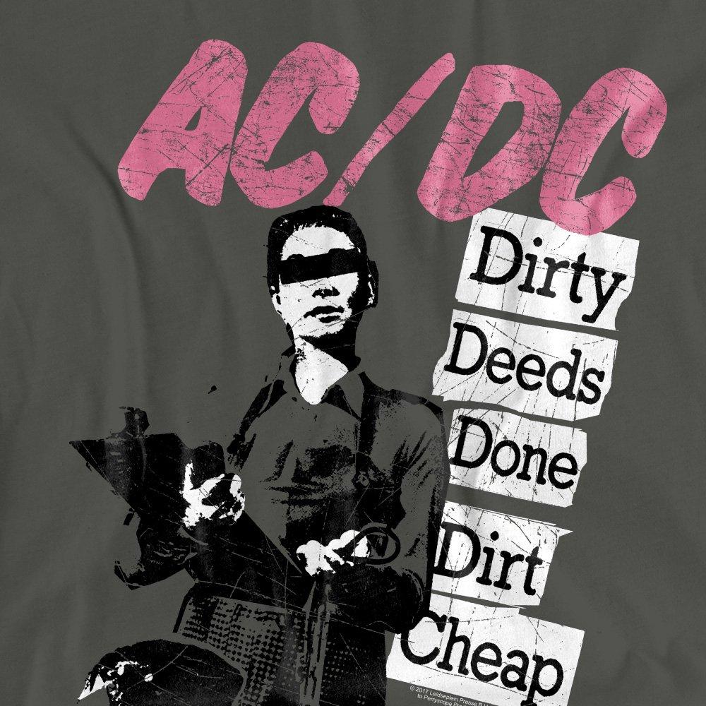 Charcoal - ACDC - Dirty Deeds T-Shirt Charcoal - 2