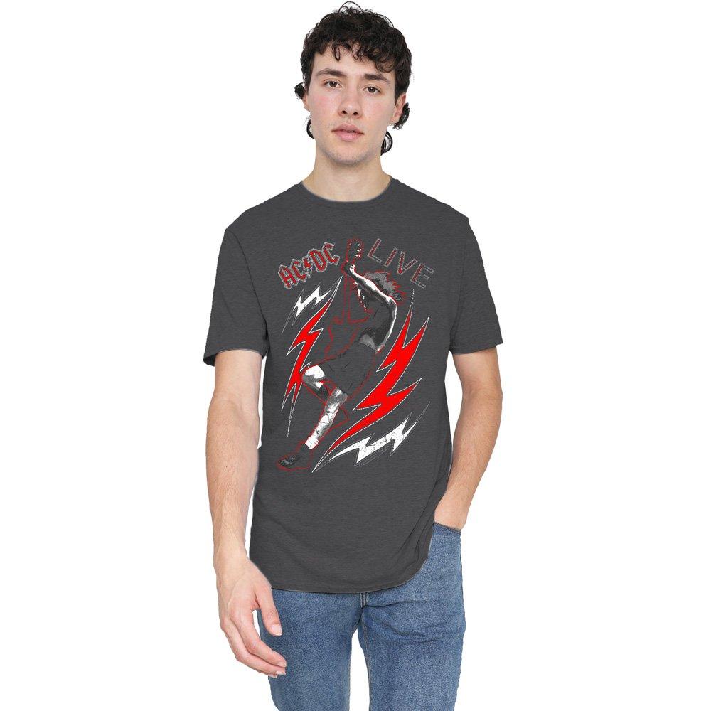 Charcoal - ACDC - AC DC Live-Adult Heather Black - 1