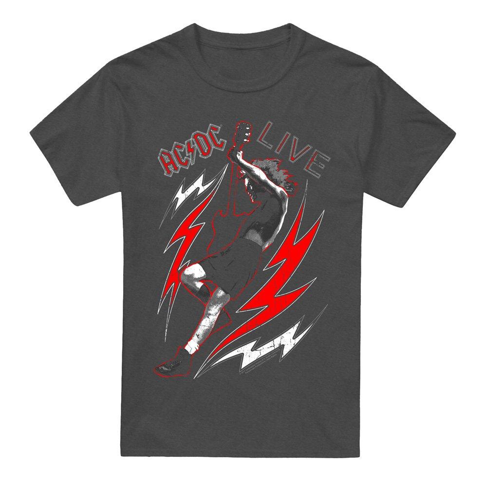Charcoal - ACDC - AC DC Live-Adult Heather Black - 4