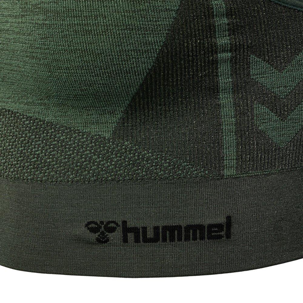 Green - Hummel - Seamless Medium Support Low Impact Sports Bra - 4