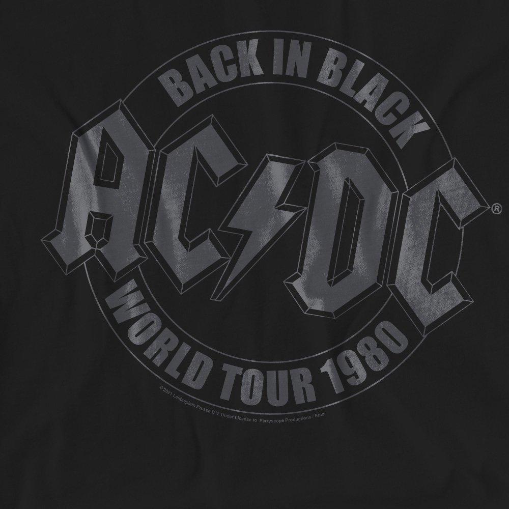 Black - ACDC - AC DC Tour Emblem T-Shirt Black - 2