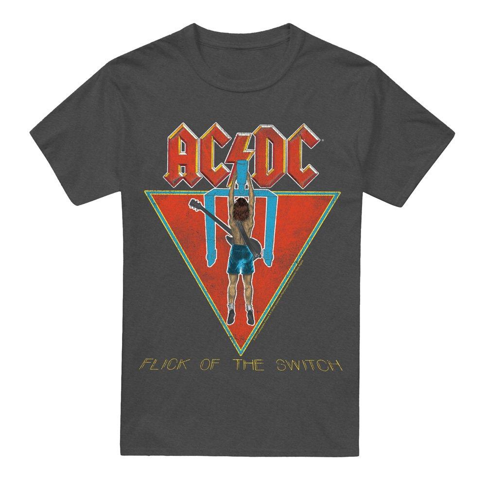 Charcoal - ACDC - AC DC Flick Of The SwitchT Shirt Charcoal - 4