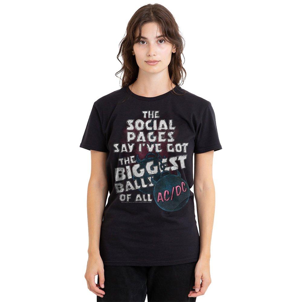 Black - ACDC - AC DC Big Balls T-Shirt Black - 1
