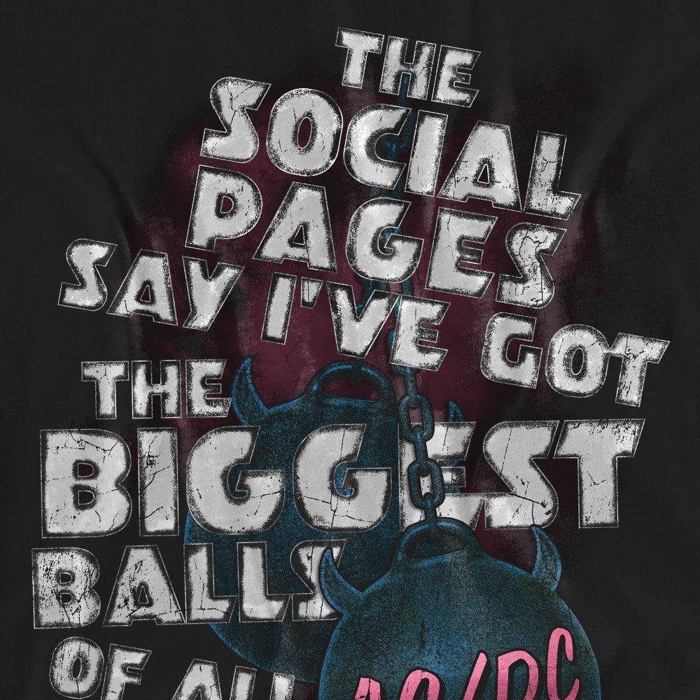 Black - ACDC - AC DC Big Balls T-Shirt Black - 2