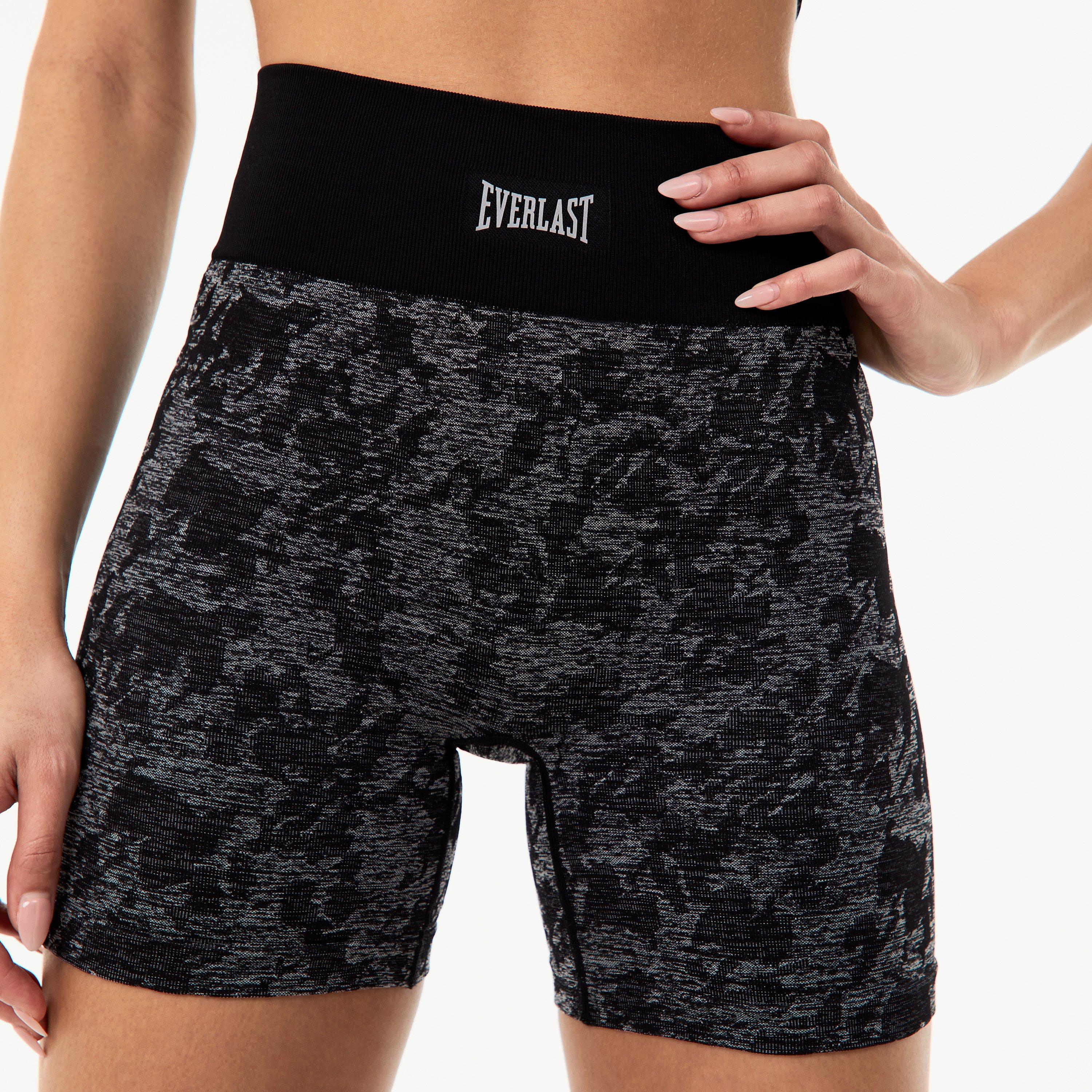 Schwarzes Tarnmuster - Everlast - Seamless Shorts Womens - 3