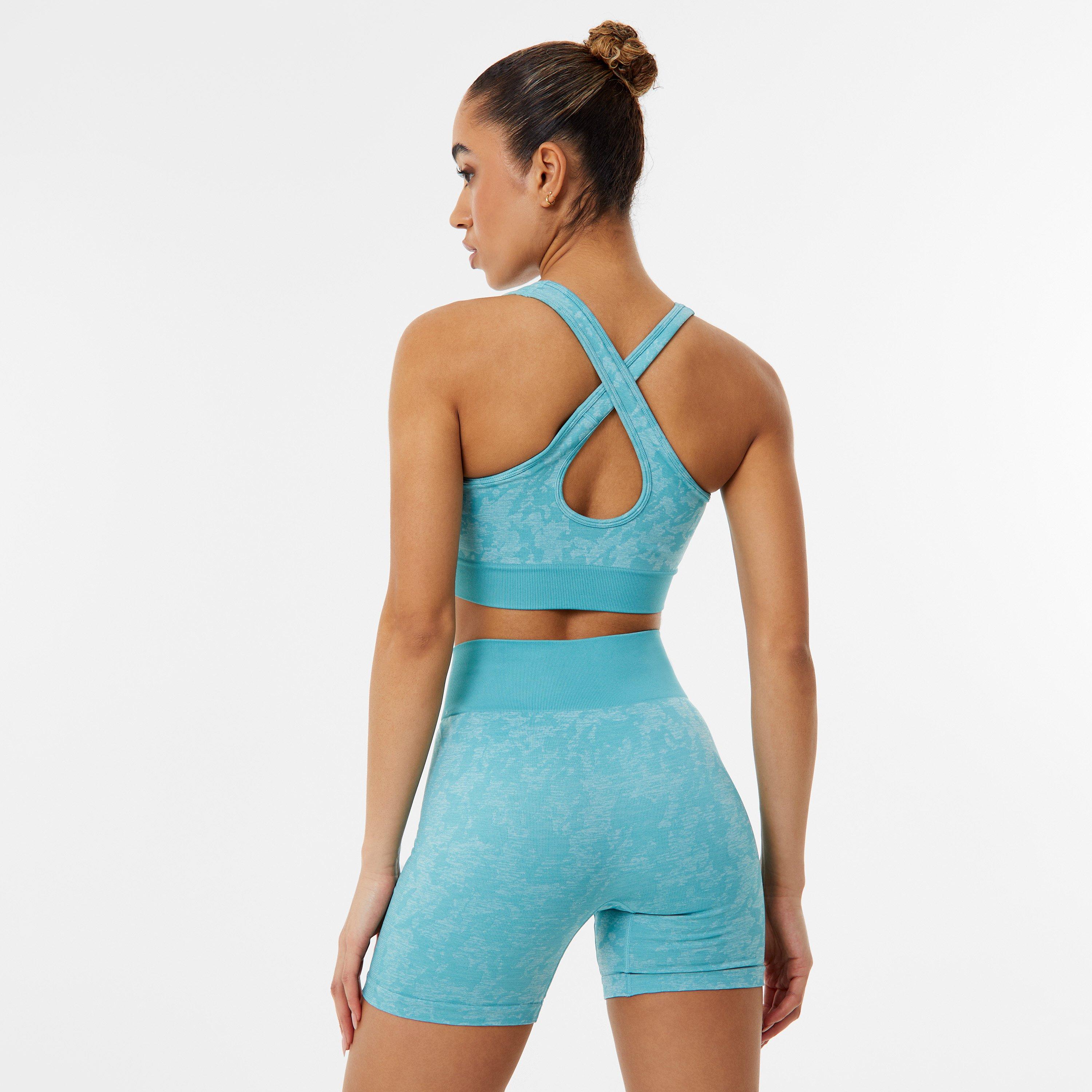 Aqua Camo - Everlast - Seamless Shorts Womens - 2