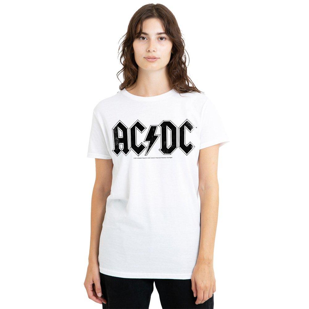White - ACDC - AC DC Logo Raglan T-Shirt White - 1