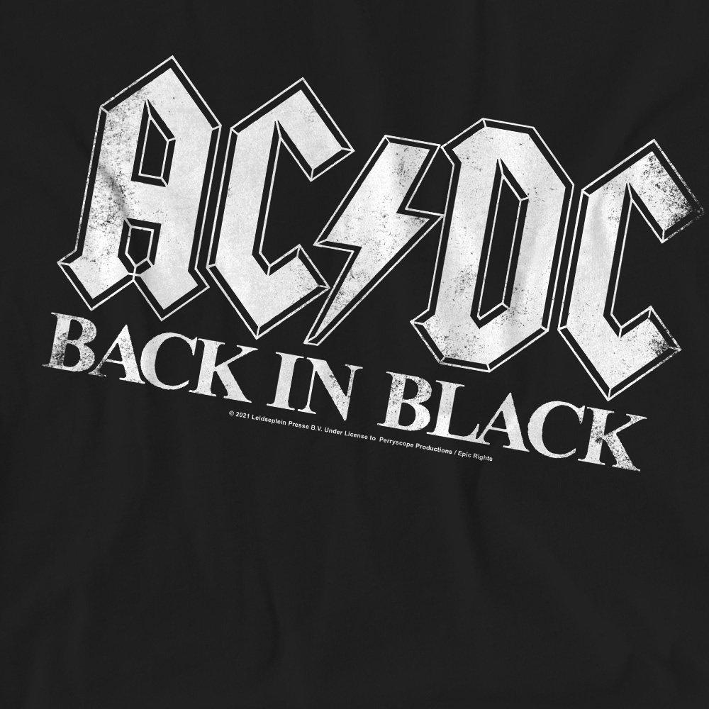 Black - ACDC - AC DC Back In  Black S S WomenS Tee Black - 2